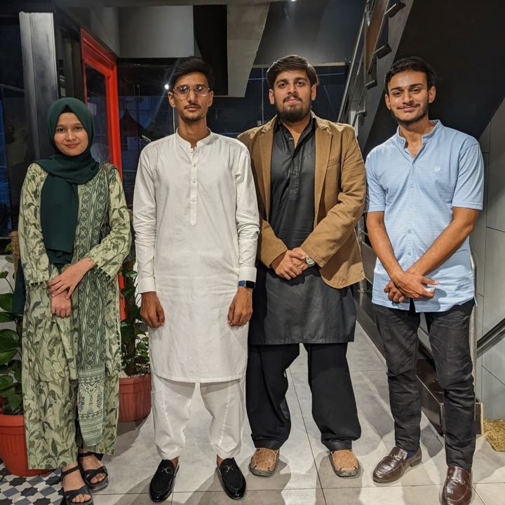 Saapx best performers of the year standing with company leadership at the annual dinner
