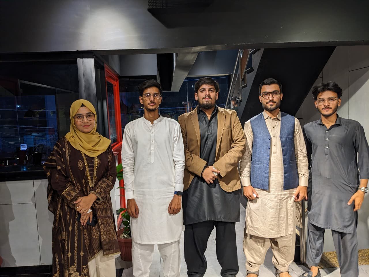 The Saapx core team at the company annual dinner in Karachi